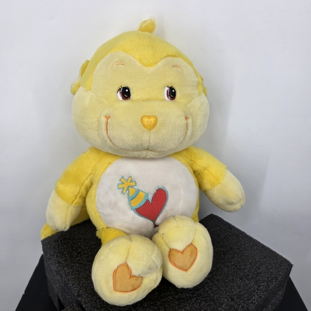 RARE JUMBO 20” Care Bear Cousins Playful Heart Monkey Plush 2003 Play Along